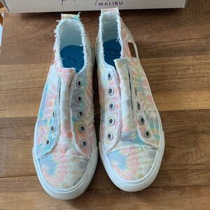 Blowfish Marley Canvas Shoes - Winter Romance Print